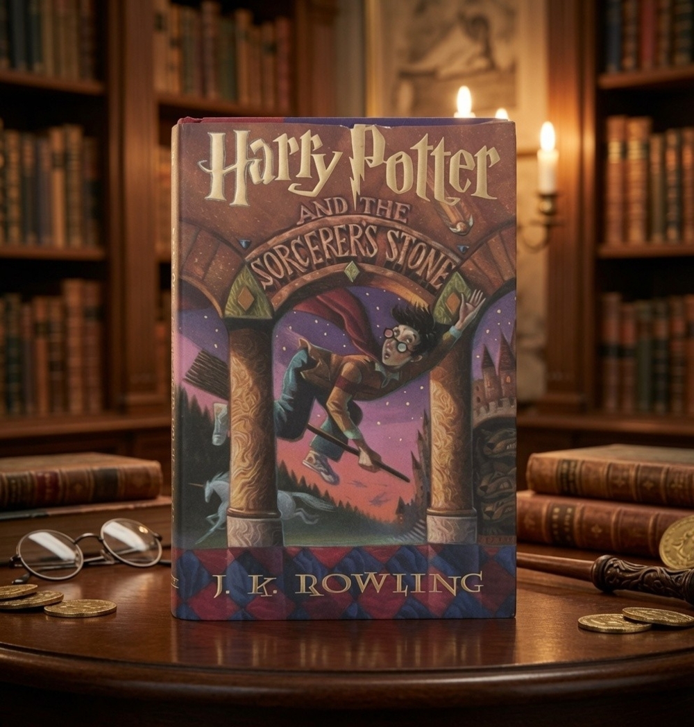 Harry Potter and the Sorcerer's Stone J.K. Rowling 1998 1st Am Ed HC VG